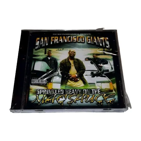 San Francisco Giants Sprinkled Heavy On The Mac Sauce CD  NEW Fat Rat Ent  RARE - Picture 7 of 7